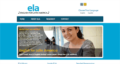 Desktop Screenshot of englishforlatinamerica.org